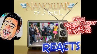 Nanowar Reacts CHE FICO Pippo Franco with Prof Johnny Powerful Reactions [upl. by Amhsirak]