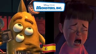 Monsters Inc The A Boo Ruins The RestaurantThe Apartment ￼House Scene Castellano Spanish [upl. by Alyn]