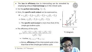 Lecture 19  Gas Turbine Cycle Analysis III [upl. by Hodge]