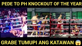 PH KNOCKOUT OF THE YEAR TO  BRUTAL KO RONERICK BALLESTEROS VS JOMMEL CUDIAMAT FIGHT [upl. by Sillaw]