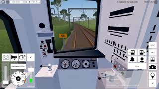 Roblox Trainways Fremont Line Stadium Park to Waverley [upl. by Anived]