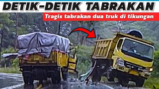 TRUK TEREKAM KAMERA KECELAKAAN DI TIKUNGAN [upl. by Mayram445]