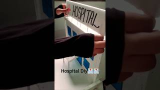 lets make school project 🤪\ how to make Hospital for project diy shorts hospital trending [upl. by Houser813]