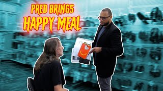 PRED BRINGS HAPPY MEAL FOR 14 YEAR OLD GIRL BUT I EAT IT INSTEAD [upl. by Diella]