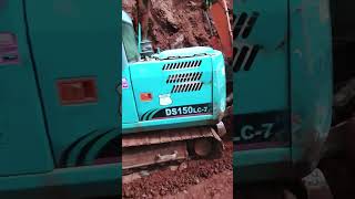 Excavator stuck in Duty excavator shorts [upl. by Ahsenrad660]