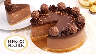 Tarta Ferrero Rocher sin horno  Receta Fácil y Deliciosa [upl. by Derzon]