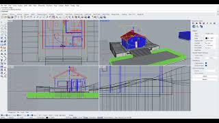 RHINO 3D LESSON 04 05 PROJECT TO CPLANE [upl. by Dnilazor]