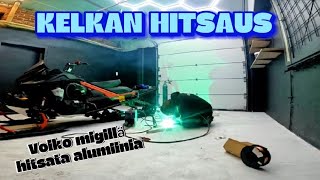 KOLARIKELKKA PART1 TELATUNNELIN KORJAUS ALUMIINIHITSAUS MIGILLÄ [upl. by Ariahs]