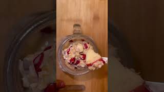 Healthy overnight Chia seed Oats🩷 Best Morning Breakfast  Healthy amp Weight Loss Recipe oatsrecip [upl. by Noryk]