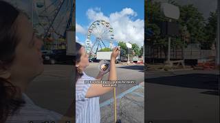 My 2nd ever Ferris wheel illusion painting pleinairillusion tonawanda colormatchqueen [upl. by Charlena800]