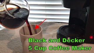 ✅ How To Use Black and Decker Coffee Maker Review [upl. by Irec890]