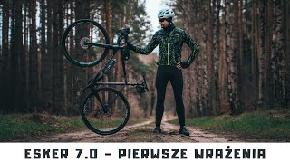 Kross Esker 70  Pierwsze wrażenia z jazdy [upl. by Hannavas134]