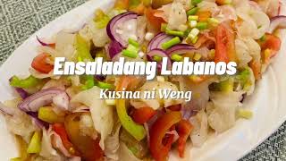 Ensaladang Labanos  EASY AND TIPID RECIPE  Kusina ni Weng [upl. by Whang868]