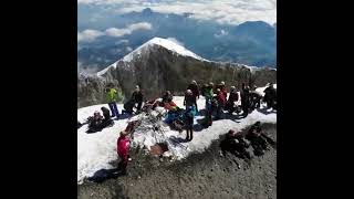 Alpinistas Haciendo cumbre en el citlaltepetl [upl. by Noroj355]