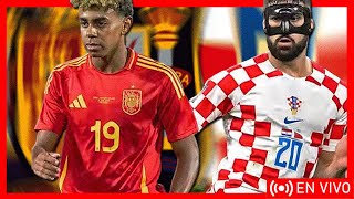 España vs Croacia en vivo  EUROCOPA GRUPO B [upl. by Ardnaeel]