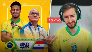 🚨AO VIVO ESQUENTA PRA BRASIL X PARAGUAI Copa América🏆 [upl. by Aihsenet]