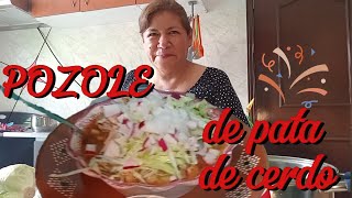 Cómo Hacer Pozole de Pata Fácil y Sencillo Receta Paso a Paso para principiantes 😋 [upl. by Chimene]