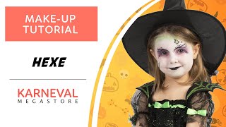 Hexe schminken leicht gemacht das perfekte HexenMakeup für Kinder HalloweenSchminkidee [upl. by Riccio833]