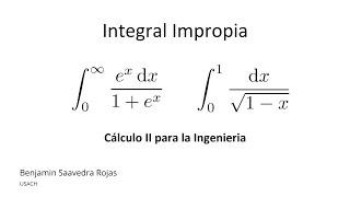 Ejercicios Integrales Impropias 4 [upl. by Calderon]