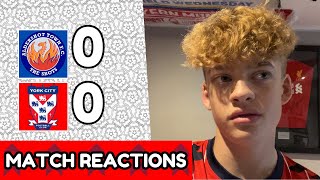 “END’S GOALESS” ALDERSHOT 00 YORK MATCH REACTION [upl. by Ariec]