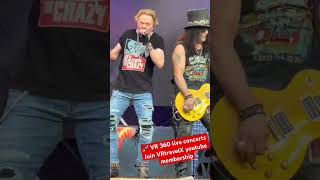 🔥🎶 Guns N Roses Revives Rock Spirit with Were FN Back Tour Magic VR 360 membership [upl. by Nudnarb]