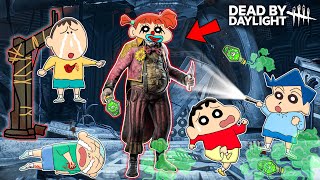 Clown Nene Trying To Kill Shinchan And His Friends in DBD 😱🔥  Shinchan Playing Dead By Daylight 😂 [upl. by Ellenij]