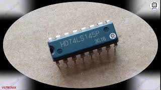 SGeC 74LS145 BCDtoDecimal Decoder  Driver with 15 V outputs [upl. by Torey]