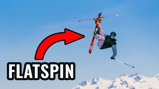 How To Flatspin 360 On Skis [upl. by Irtak]