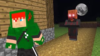 CUIDADO COM O ALDEÃO ASSASSINO NA NOITE DE HALLOWEEN NO MINECRAFT [upl. by Naillij]