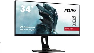 Unboxing liyama GMASTER GB3461WQSUBI Gaming Monitor 3440 x 1440 Pixel UWQHD 1 ms [upl. by Ellehcin]