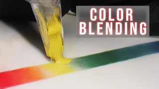 How To Tattoo COLOR BLENDING  StepbyStep Guide [upl. by Aneelas684]