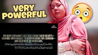 ICELANDIC GIRL REACTS TO SURAH ALKAHF  POWERFUL QURAN RECITATION [upl. by Esenaj]