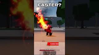 whos the fastest 🤯🔥 roblox thestrongestbattlegrounds shorts [upl. by Haelhsa]