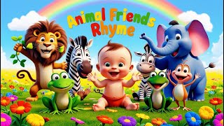 Animal Learning Rhyme  Fun Animal Sounds amp Movements with Baby LEARN KARIO G [upl. by Sillsby569]