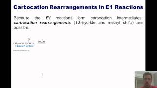 Chapter 9 – Elimination Reactions Part 2 of 5 [upl. by Norvell]