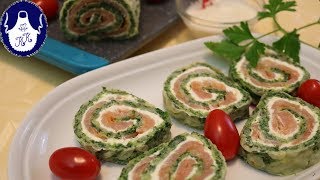 Lachs  Spinat  Rolle das Rezept von meiner Freundin [upl. by Hallie]