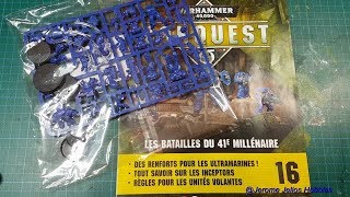 Unboxing découverte Warhammer Conquest 16 Spaces marines Inceptors hellblasters intercessors [upl. by Nelan]