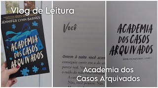 VLOG DE LEITURA  ACADEMIA DOS CASOS ARQUIVADOS Eu amei🔎 [upl. by Claudio860]