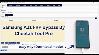 Samsung A31 Google Account Bypass Samsung A31 FRP Bypass By Cheetah Tool Pro [upl. by Sal]