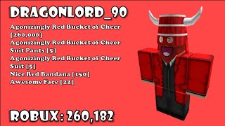 Agonizingly Red Bucket Of Cheer Roblox Outfits Episode 99 [upl. by Rani]