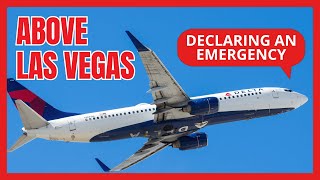 EMERGENCY DECLARED Over Las Vegas  Delta 2120 [upl. by Kcirneh600]