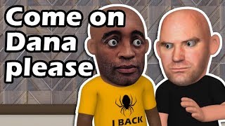 Anderson Silva is having troubles convincing Dana white of his super fights plan [upl. by Skill]