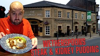 Wetherspoons STEAK amp KIDNEY PUDDING  Will it be any good  Food Review  WETHERSPOONS WEEK Day 2 [upl. by Nyvlem]