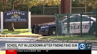 School put in lockdown after finding fake gun in Middletown [upl. by Henley961]