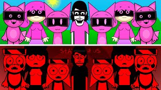 Incredibox Abgerny Vs Incredibox Abgerny Mix Vs Abgerny But Humans Vs Abgerny But Sprunki [upl. by Aicinet]