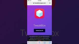 How to install tweakbox app ios [upl. by Anaujal]