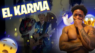 BLACK MAN REACTS TO CORRIDOS MUSIC PT30 😯 Ariel Camacho  El Karma [upl. by Yrebmik]