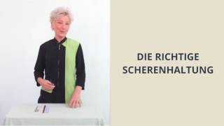 Die richtige Scherenhaltung und vieles mehr [upl. by Ahsram]