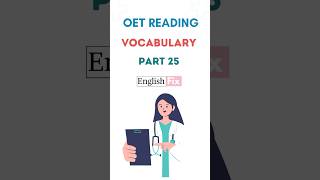 🤯 OET READING VOCABULARY [upl. by Arekat]