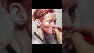 watercolcor portrait painting  Tilda Swinton 인물 수채화 인물화 그리기 초상화  틸다 스윈턴 tildaswinton 쇼츠 수채화 [upl. by Pudendas726]